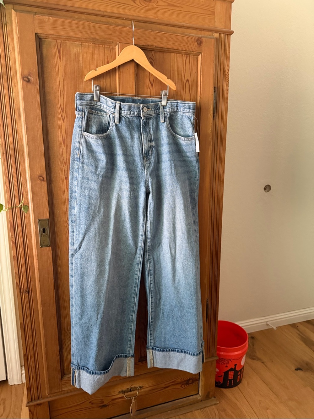 Light Blue Wide-Leg kidsJeans